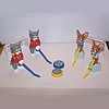 3K03-12 Tom & Jerry-Joueurs de Hockey